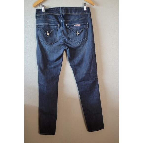 Hudson‎ Collin Skinny Jean Sz 29 Stretch Denim Double Button Low Rise Tapered - Picture 2 of 10